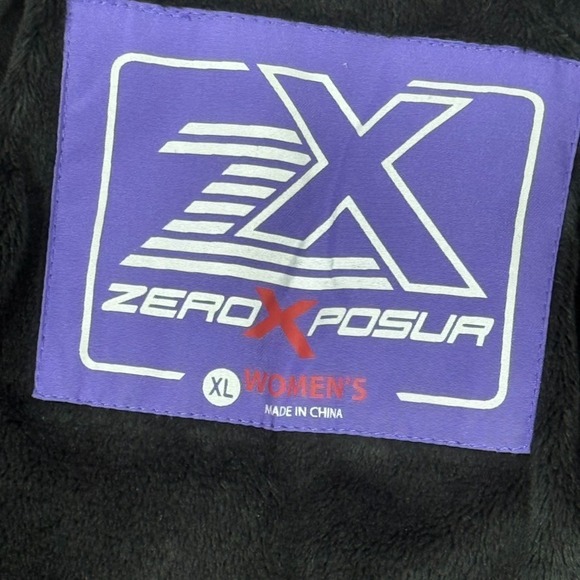 Zero XPOSUR Snowboarding Ski Jacket Women's XL Purple Quilted  Removable Hood - Picture 12 of 14